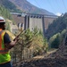 Dam safety personnel inspect Detroit Dam after the Beachie Creek and Lionshead fires