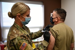 Montana National Guard senior leaders receive initial Moderna COVID-19 Vaccinations