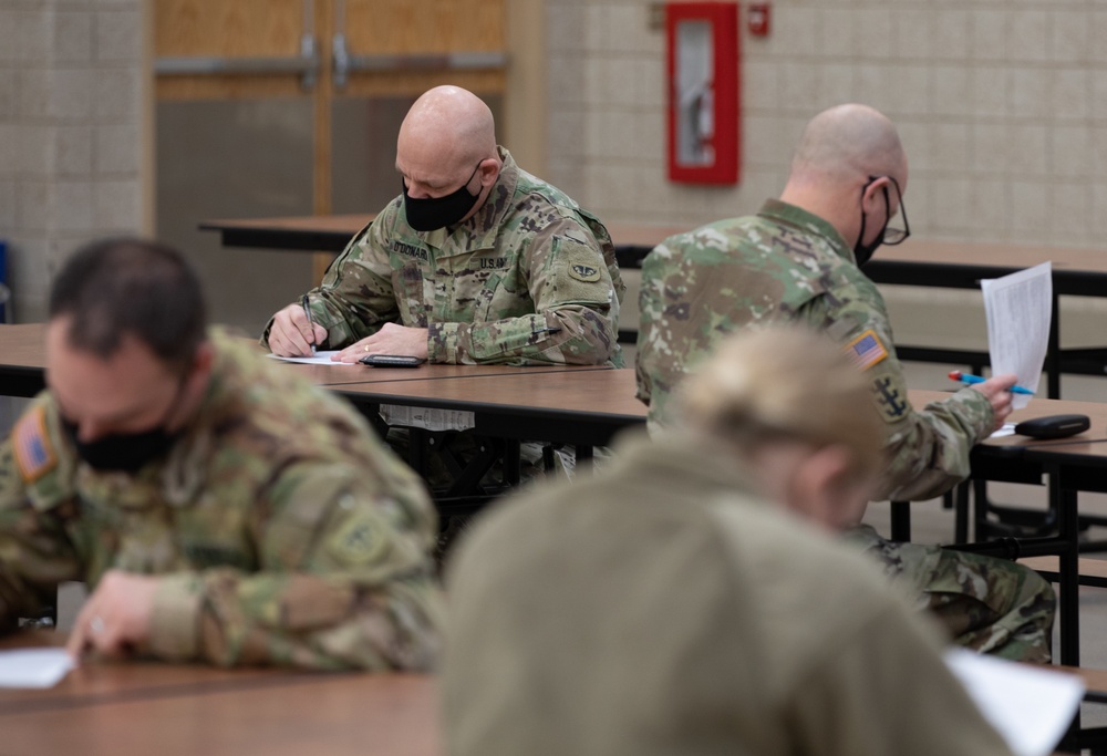 Service members supporting Wisconsin's COVID-19 fight receive vaccine