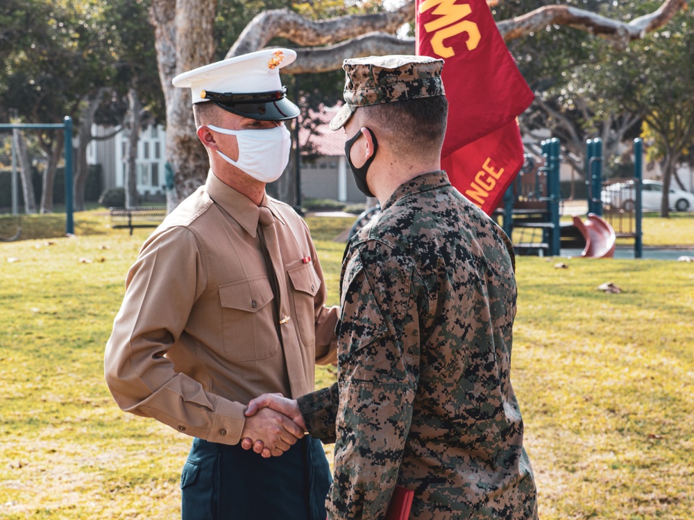 Earned Never Given: RS Orange County Marine Receives Meritorious Promotion