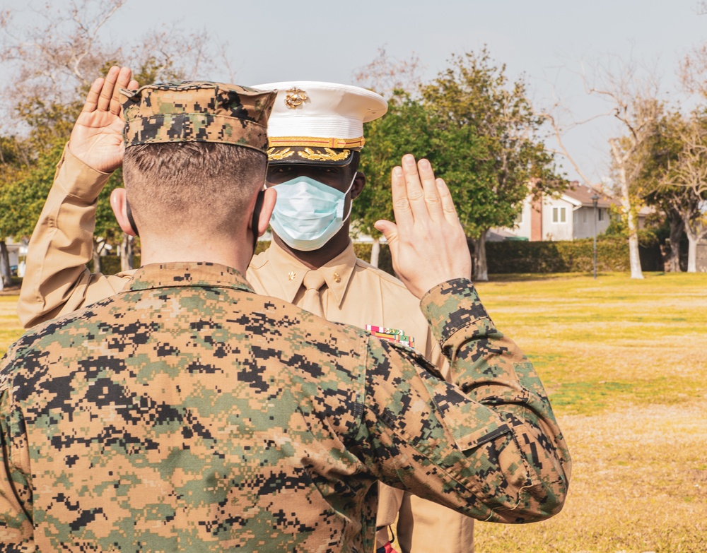 Earned Never Given: RS Orange County Marine Receives Meritorious Promotion