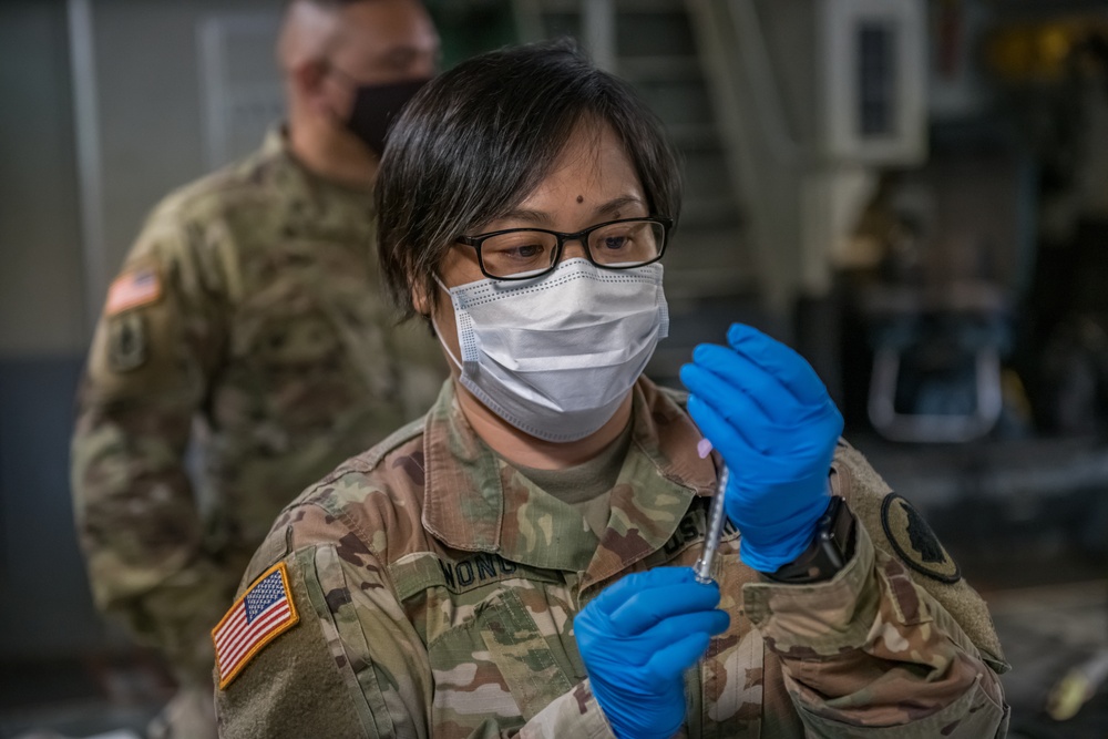 Operation New Hope: Hawaii National Guard Front Line Workers Receive COVID-19 Vaccine
