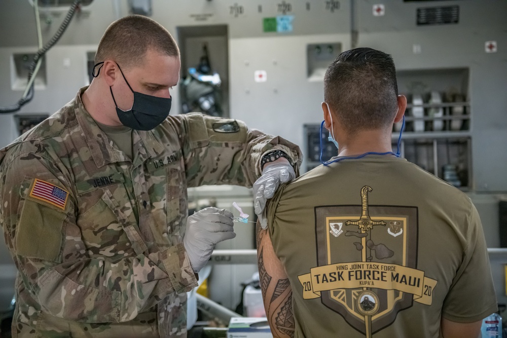 Operation New Hope: Hawaii National Guard Front Line Workers Receive COVID-19 Vaccine