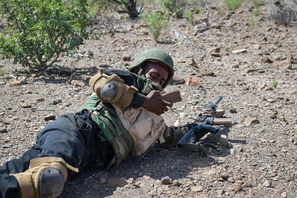 BIR soldiers train in Djibouti