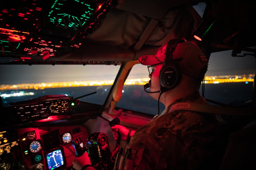 KC-135 fuels Operation Octave Quartz