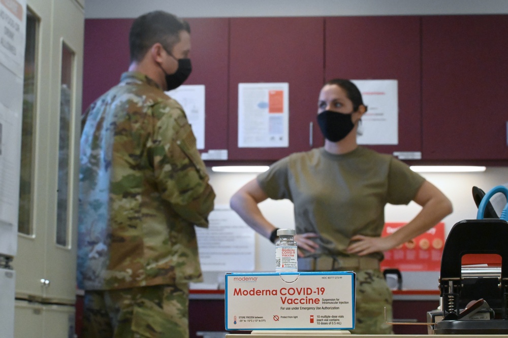 Members of the 119th Wing begin receiving COVID-19 vaccinations