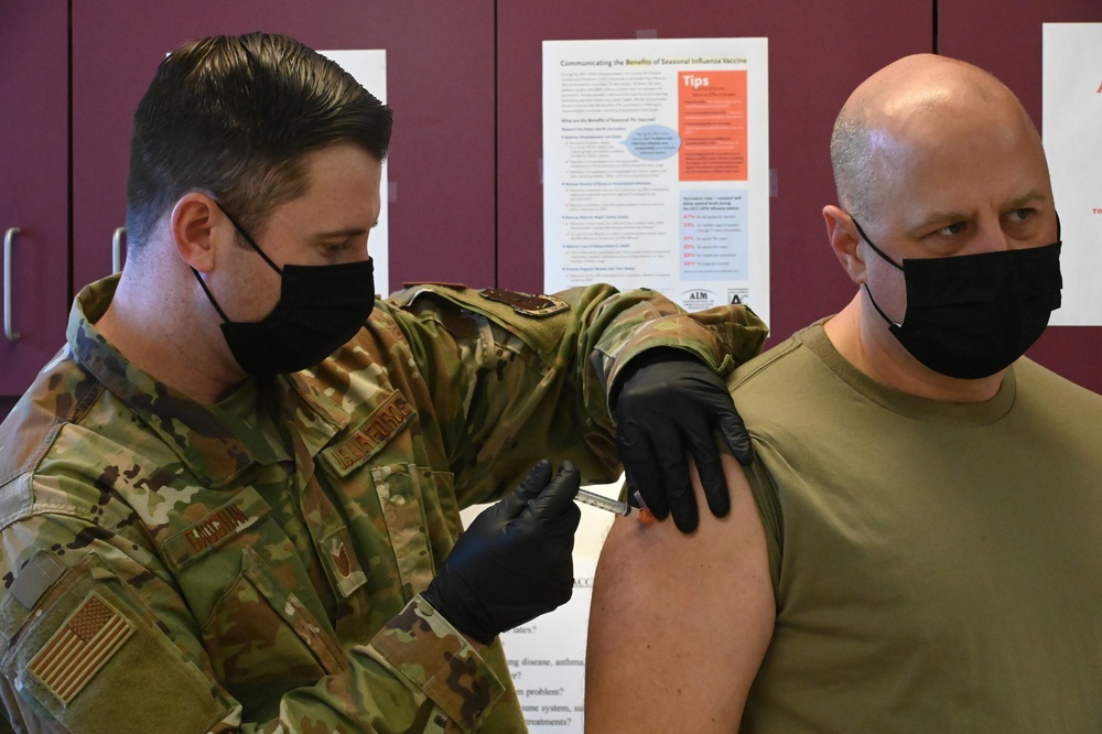 Members of the 119th Wing begin receiving COVID-19 vaccinations