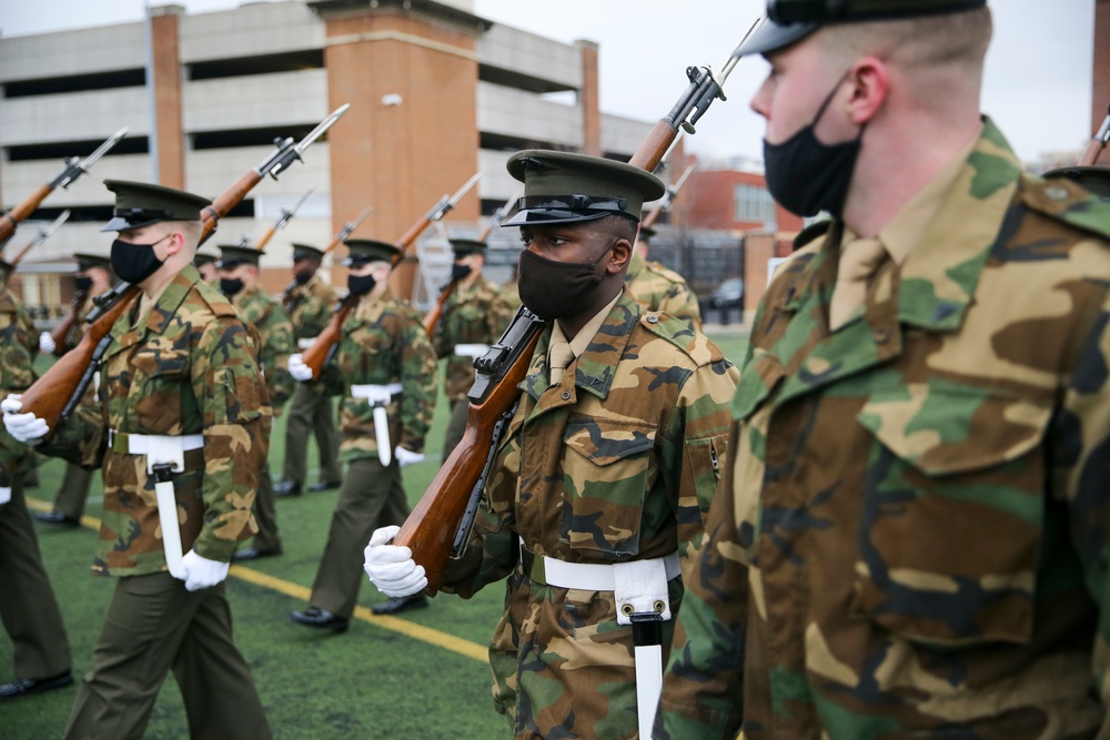 Washington D.C. Marines prepare for Presidential Inauguration