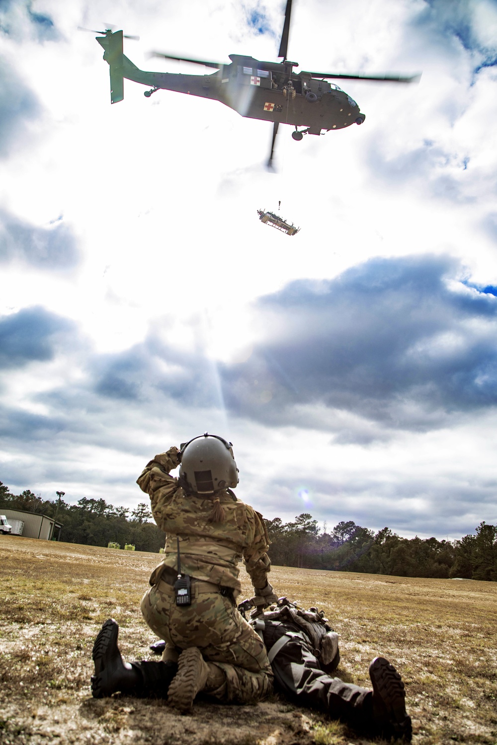 Load Stability System - Litter Attachment (LSS-LA) initial safety of flight prototype testing on HH-60M