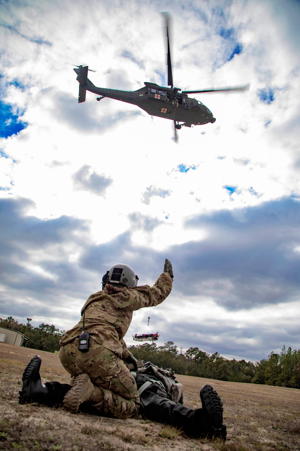 Load Stability System - Litter Attachment (LSS-LA) initial safety of flight prototype testing on HH-60M