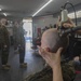 Alpha Company PX visit and Haircuts