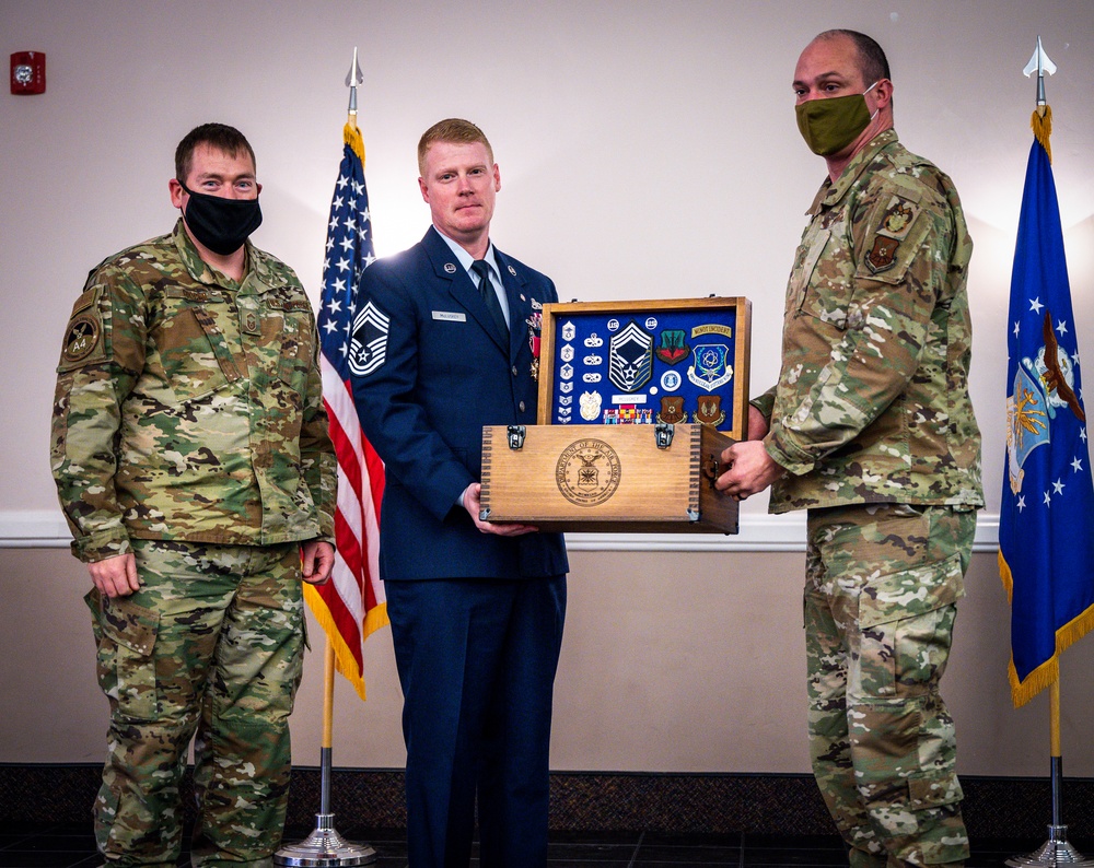 Chief Master Sgt. McLuskey retirement ceremony