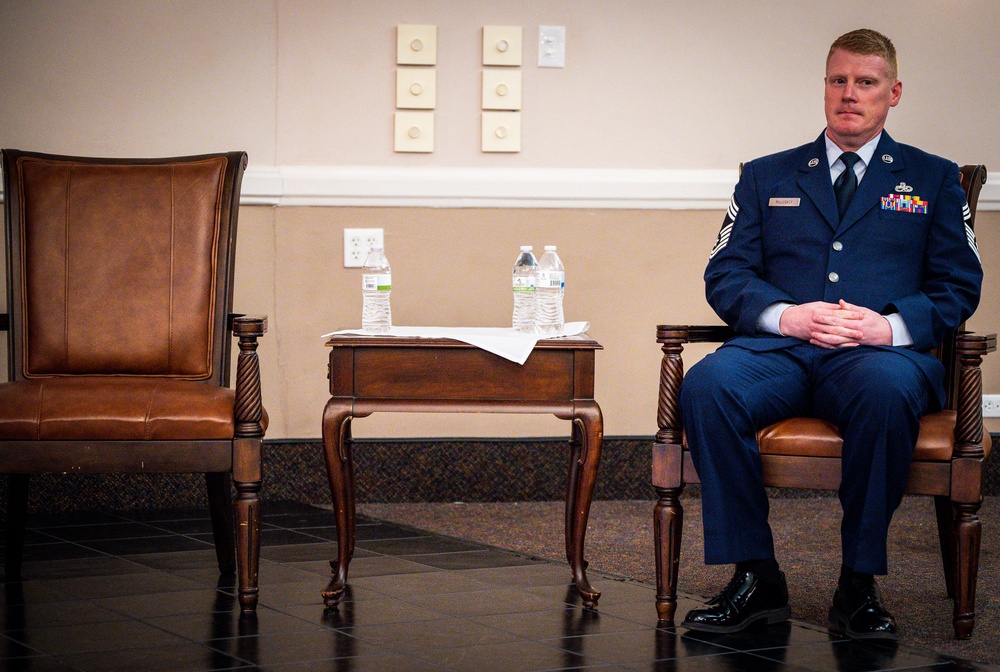 Chief Master Sgt. McLuskey retirement ceremony