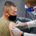 Command Sgt. Maj. Michael Perry Receives the Covid-19 Vaccine