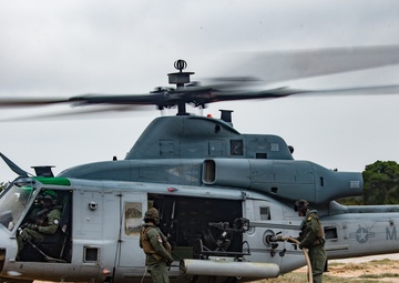 31st MEU Marines establish a FARP