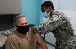 CTF 56 Leadership Receives COVID-19 Vaccine