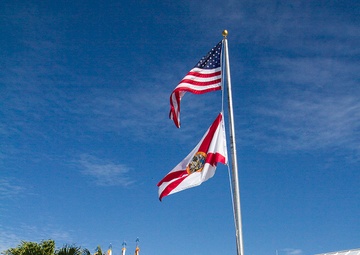 Florida Guard Soldiers attend deployment departure ceremony