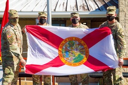 Florida Guard Soldiers attend deployment departure ceremony