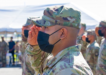 Florida Guard Soldiers attend deployment departure ceremony