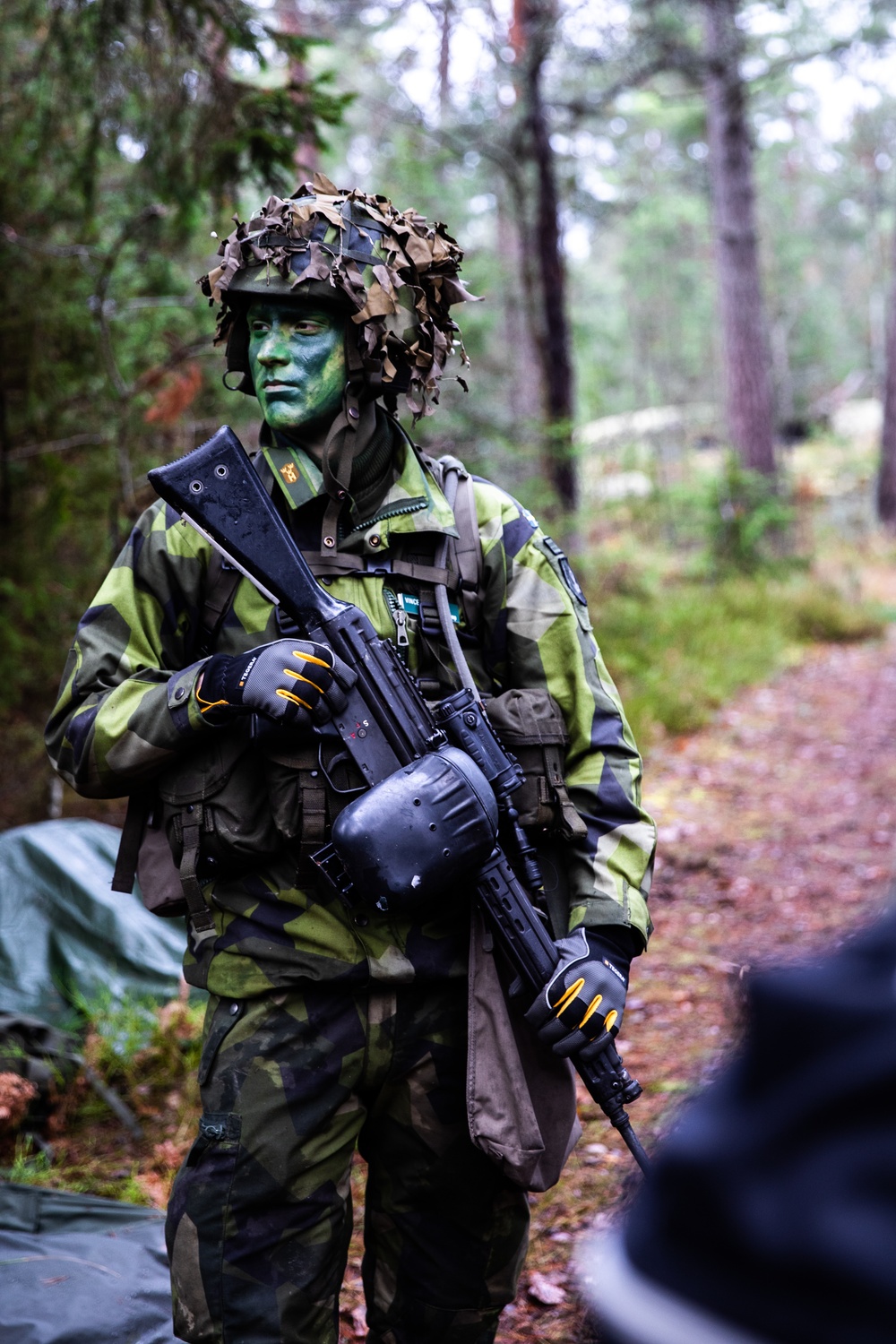 Swedish Home Guard Train With U.S. Army Special Forces