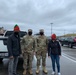 Soldiers within the DCS G6 and CIO delivering meals and gifts to local soldiers in need