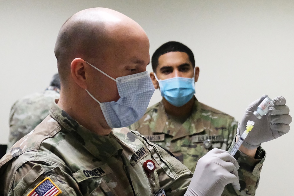 U.S. Army Health Center-Vicenza Administers COVID-19 Vaccine