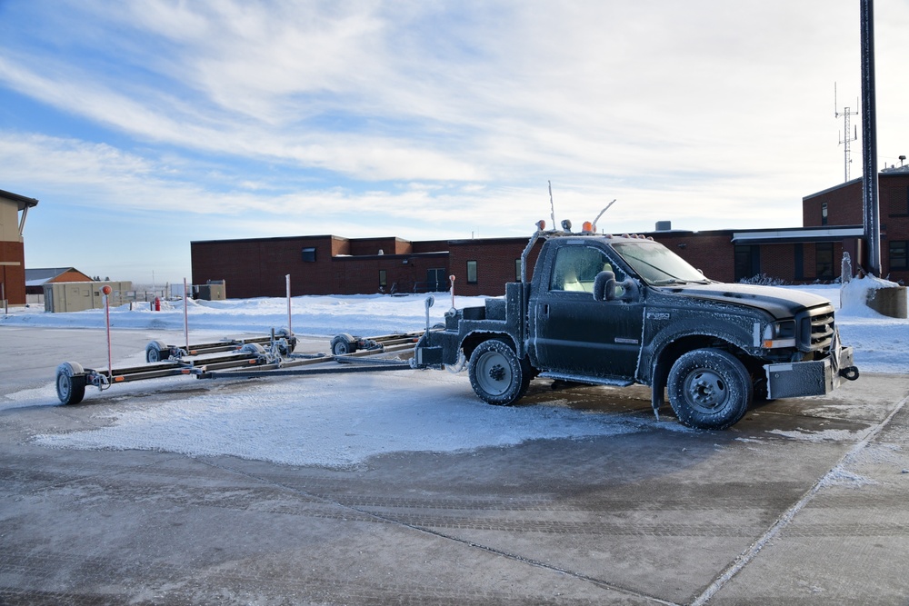 148th Fighter Wing Winter FOD Mitigation