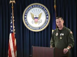 Navy Personnel Command Holds Change of Command