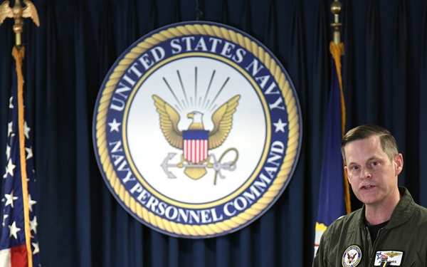 Navy Personnel Command Holds Change of Command