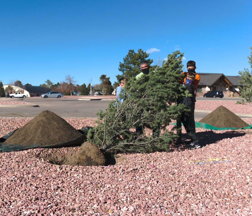 21 CES belatedly observes Arbor Day