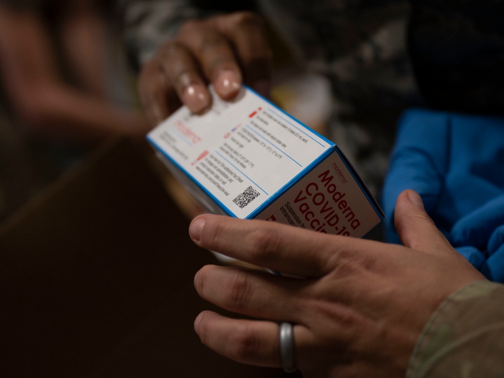 Hurlburt Medical Group Receives COVID-19 Vaccine