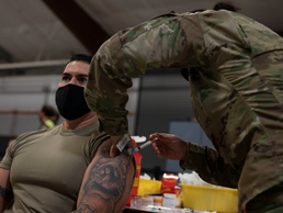 Hurlburt Medical Group Receives COVID-19 Vaccine