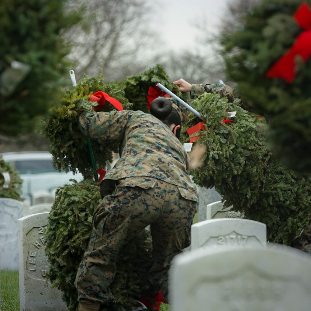 DVIDS Images Marines Assist With Wreaths Across America Cleanup