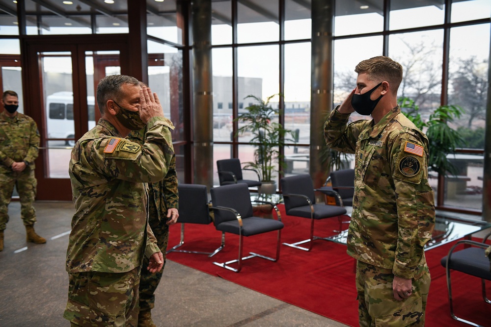 USSPACECOM commander visits Buckley