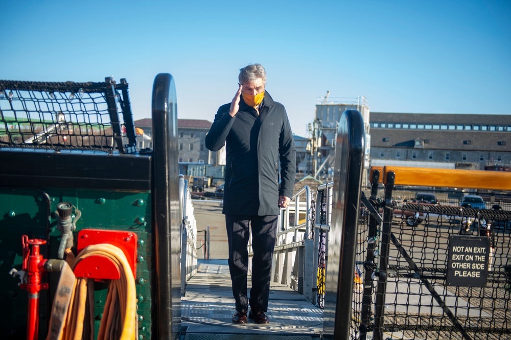 SECNAV Visits USS Constitution