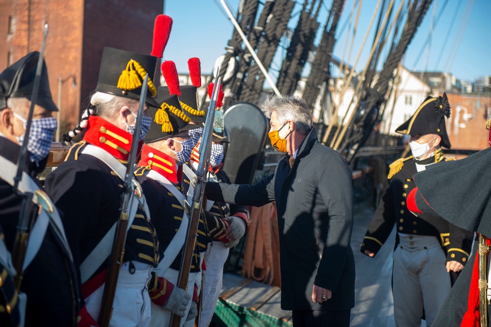 SECNAV Visits USS Constitution