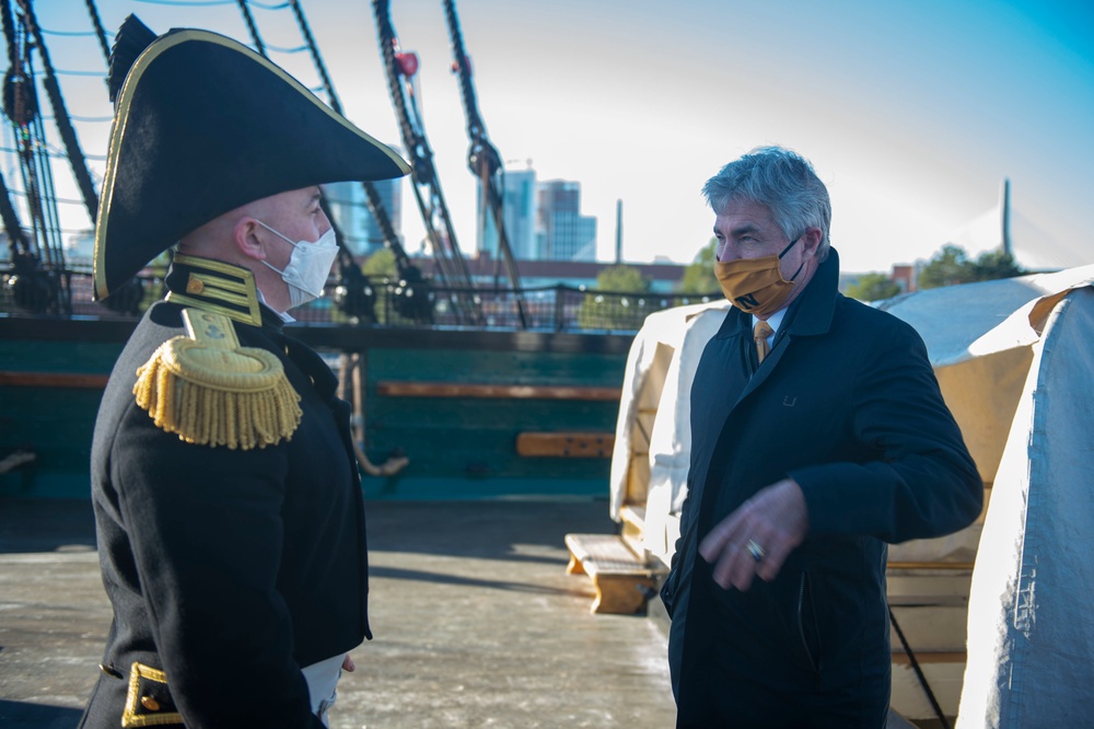 SECNAV Visits USS Constitution