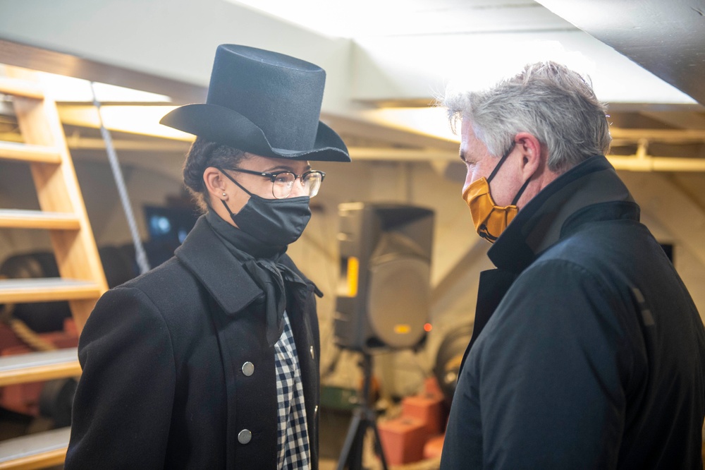 SECNAV Visits USS Constitution