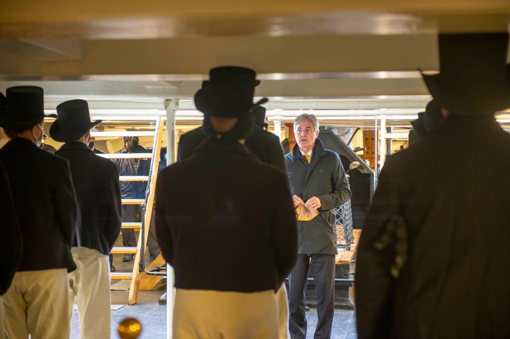 SECNAV Visits USS Constitution