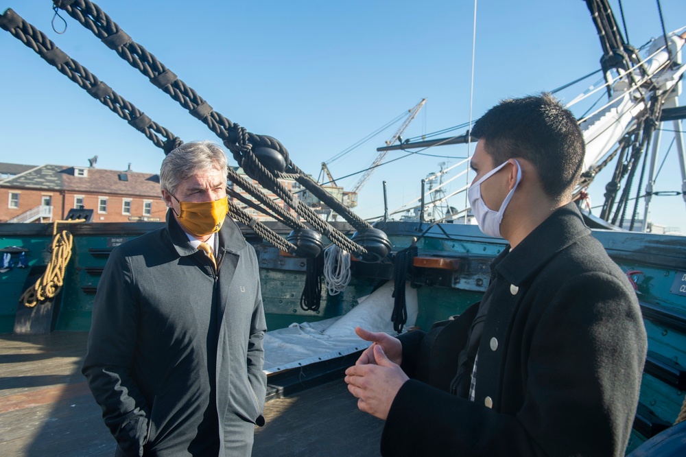 SECNAV Visits USS Constitution