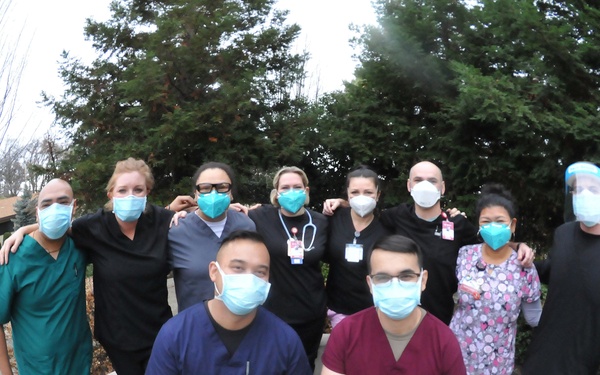 Cal Guard medical team supports COVID-19 nursing facility