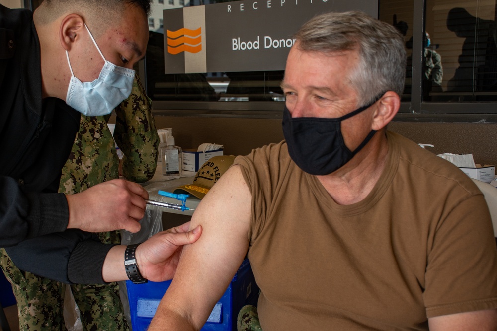 U.S. Third Fleet COVID-19 Vaccine Distribution
