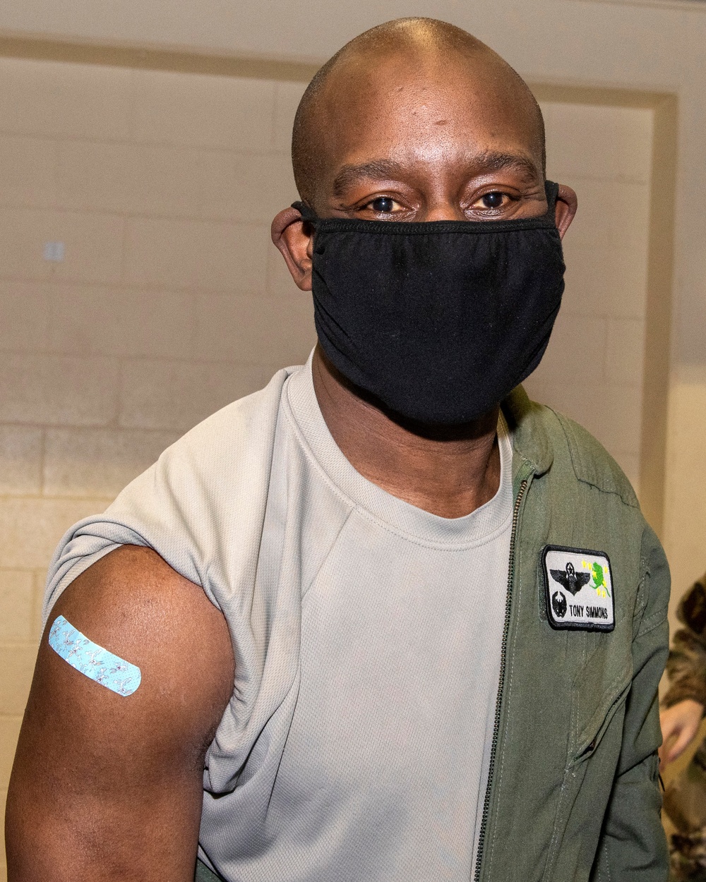 3rd Wing leadership receives COVID-19 vaccination