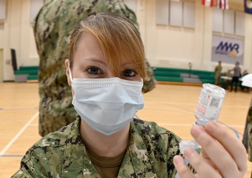 COVID-19 Inculations Begin Onboard Naval Air Station Sigonella