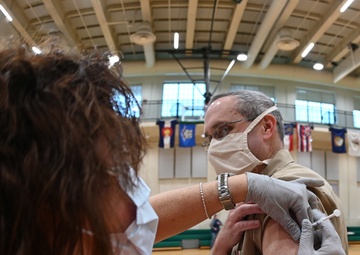 COVID-19 Inculations Begin Onboard Naval Air Station Sigonella