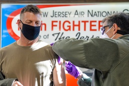 177th Fighter Wing Medical Group Performs Wing's First COVID-19 Vaccinations