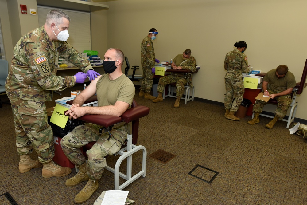 Moderna COVID-19 vaccinations continue for South Carolina National Guard personnel
