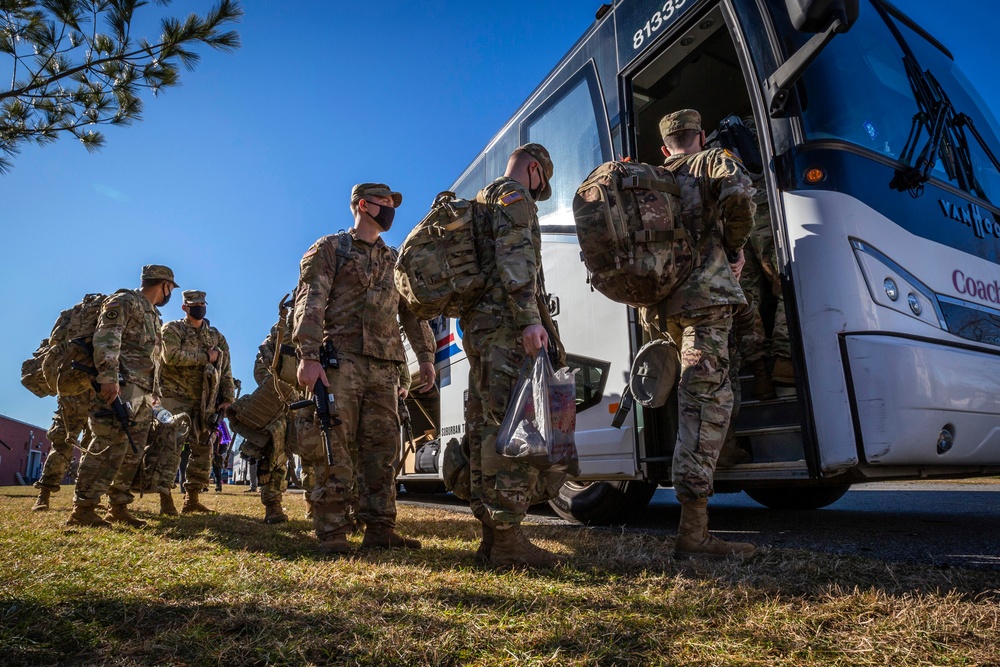 1-114th Infantry deploys