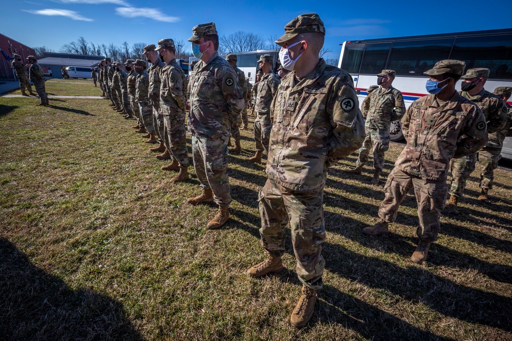 1-114th Infantry deploys