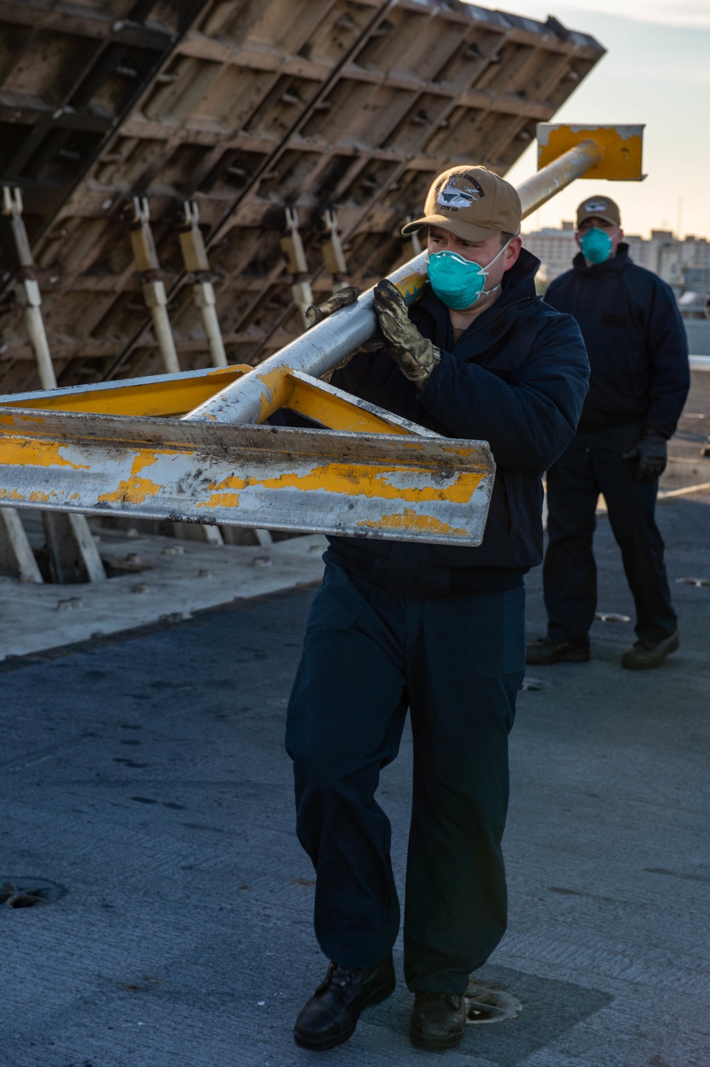 Ike Conducts Maintenance in Naval Station Norfolk